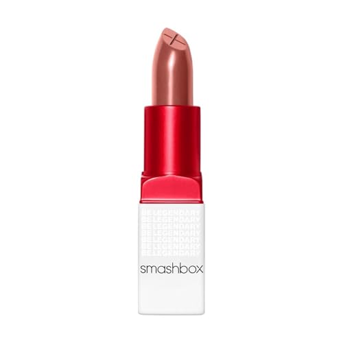 Smashbox Be Legendary Prime & Plush Lipstick, Rich Color, Satin Finish, 0.12 oz., Stepping Out