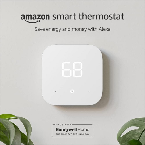 Amazon Smart Thermostat – ENERGY STAR certified, DIY install, Works with Alexa