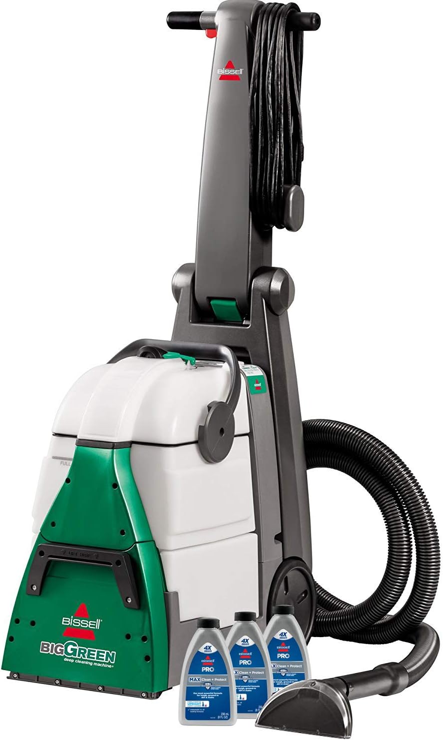 Bissell Big Green PET PRO Carpet Cleaner front view with XL DirtLifter PowerBrush