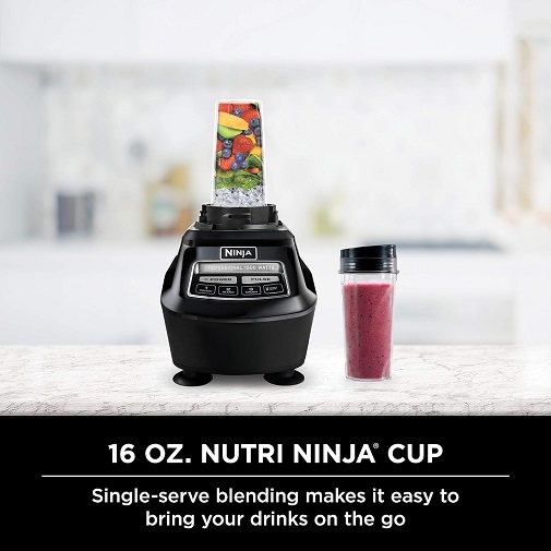 Ninja BL770 Mega Kitchen System with blender pitcher, food processor bowl, and to-go cups