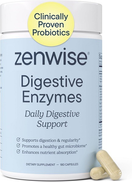 Zenwise Health Digestive Enzymes with Bromelain & Papaya - Multi Enzymes