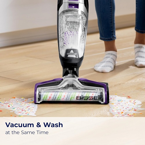 BISSELL Crosswave Pet Pro on hardwood floor