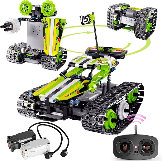 BIRANCO. Remote Control Car Building Kit - RC Tracked Racer 3 in 1 Building Set, Fun, Educational, Learning, STEM Toys, Best Gift for Kids Age 8-12, 14 Year Old Boys and Girls (353pcs)