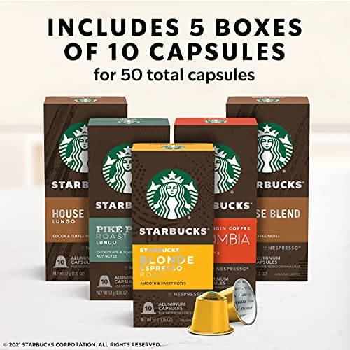Starbucks by Nespresso Mild Variety Pack Coffee