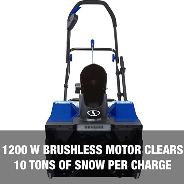 Snow Joe 24V-X2-SB18 18-Inch, 48-Volt iON+ Cordless Snow Blower Kit (w/ 2 x 4.0-Ah Batteries + Charger)