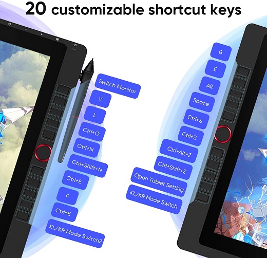 XPPen Artist 24 Pro drawing tablet with a 23.8-inch 2.5K QHD display on a sleek adjustable stand.