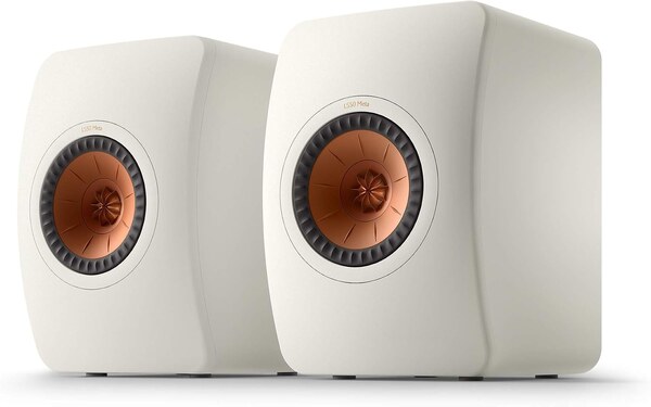 KEF LS50 Meta Bookshelf Speaker Mineral White