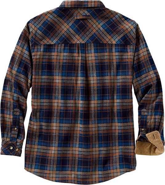 Legendary Whitetails Men's Buck Camp Flannel Shirt, Brownstone Plaid, 3X-Large - 2