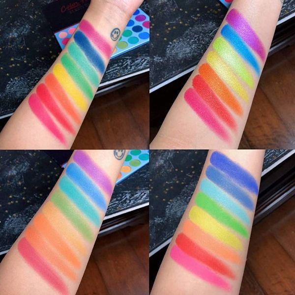 Color Fusion Eyeshadow Palette Highly Pigmented 39 Shades Matte and Shimmers Makeup Palette, Blendable Waterproof Eye Shadow, No Flaking, Stay Long, Cruelty- Free Makeup Pallet, Full Face Eye Make Up for Beginners Any Skin Tones