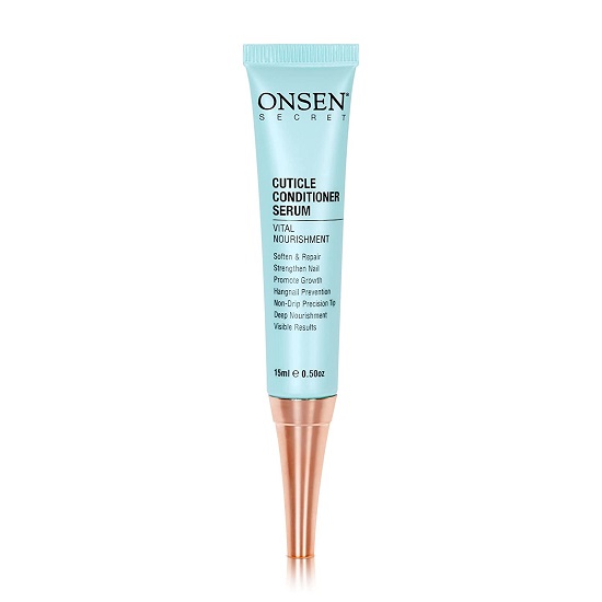Onsen Cuticle Cream, Cuticle Oil in Deep Action - Japanese Natural Healing Minerals Nail Care Serum and Butter, Sooth, Repair, and Strengthen Cuticles and Nails, Visible Results, (1 Count / 15 ml)