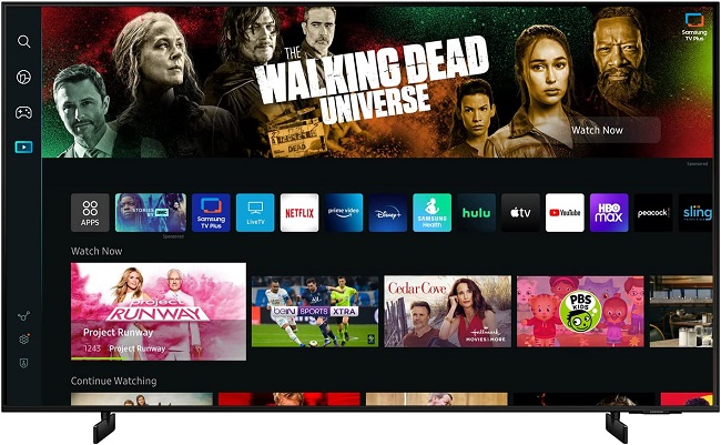 SAMSUNG 65-Inch Class Crystal UHD AU8000 Series - 4K UHD HDR Smart TV with Alexa Built-in (UN65AU8000FXZA, 2021 Model), Black