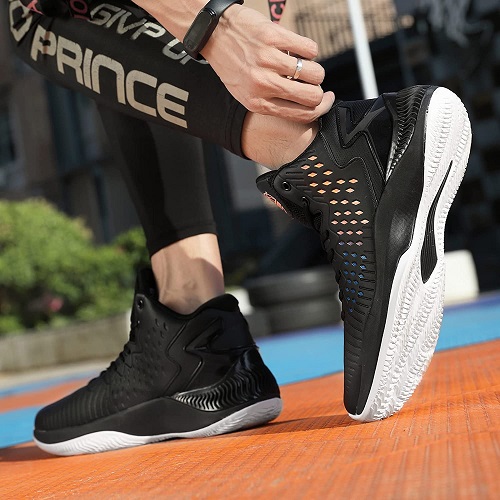 Beita High Upper Basketball Shoes Sneakers Men Breathable Anti Slip Sports Shoes 