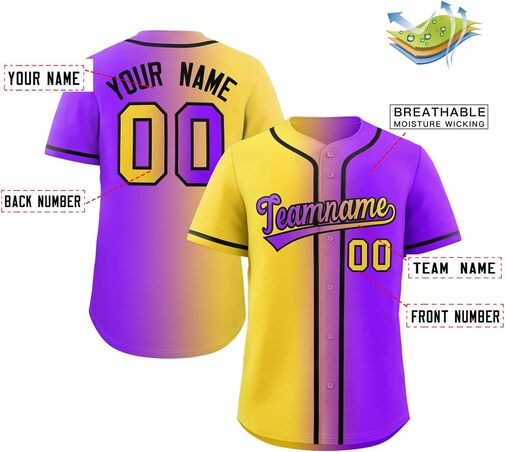Personalized Sports Uniforms for All: Custom Baseball Jersey Stitched Personalized Baseball Shirts Sports Uniform for Men Women Boy