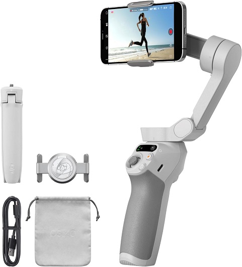 Capture Smooth, Steady Shots: DJI Osmo Mobile SE, 3-Axis Phone Gimbal, Portable and Foldable, Gimbal Stabilizer for iphone, Andriod, ShotGuides, ActiveTrack 6.0, Vlogging Stabilizer for Youtube, TikTok, Travel