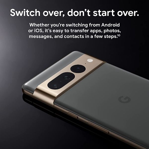 Google Pixel 7 Pro - 5G Android Phone - Unlocked Smartphone with Telephoto/Wide Angle Lens, and 24-Hour Battery - 128GB - Obsidian
