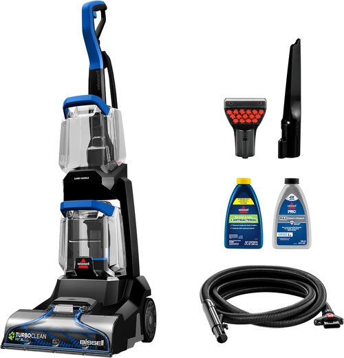 BISSELL TurboClean Pet XL cleaning carpet