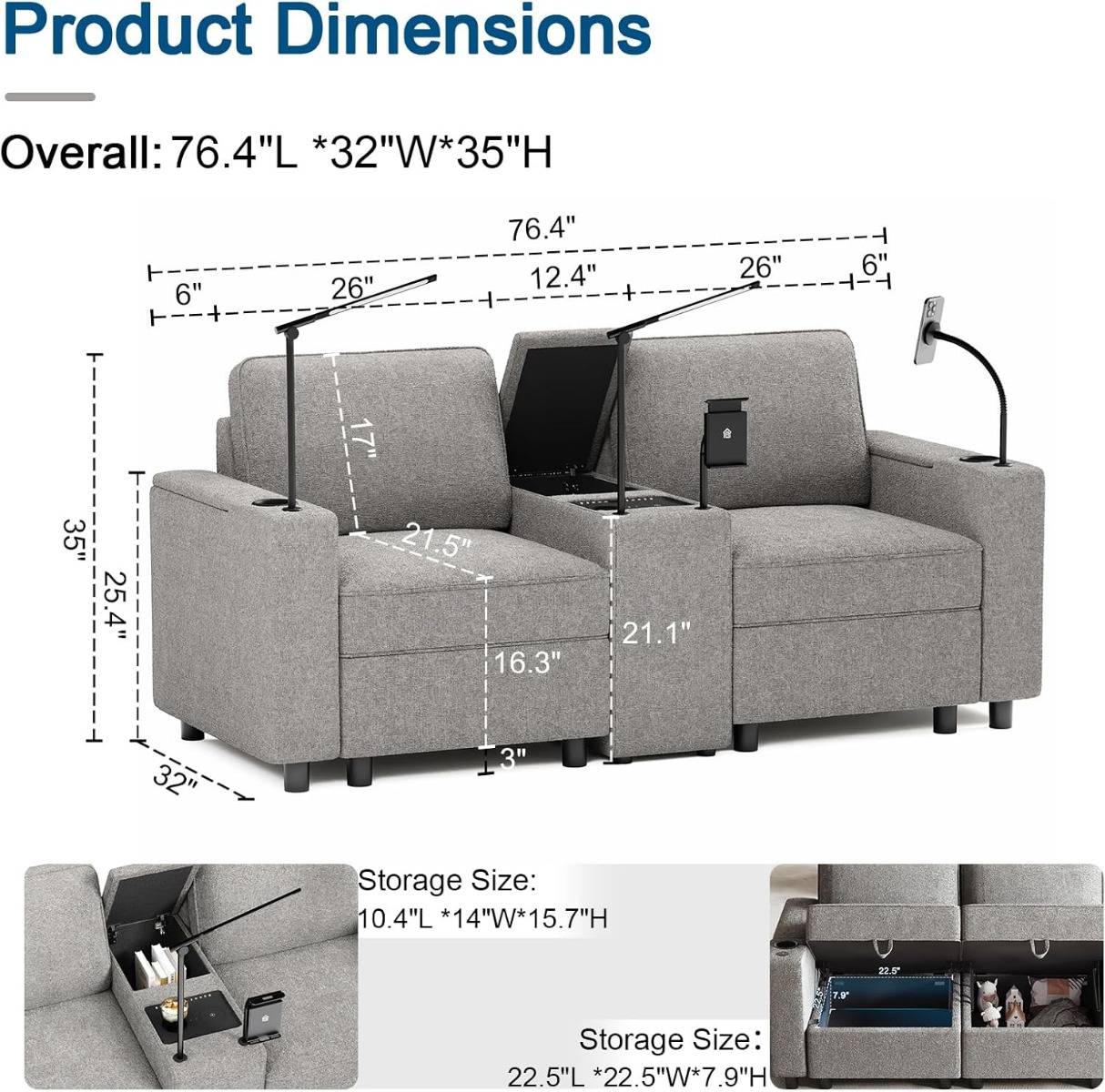 Seatcraft Diamante Tiered Home Theater Seating Living Room Top Grain Leather 7000 Powered Headrest Power Recline 8" Riser Built-in USB Charging Black Row of 4 + Row of 4 BACKROW Theater Seating®