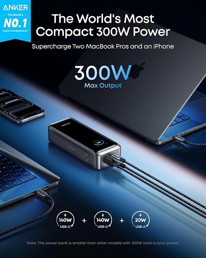 USB-C Charging Ports for Fast Power Delivery, Anker Power Bank