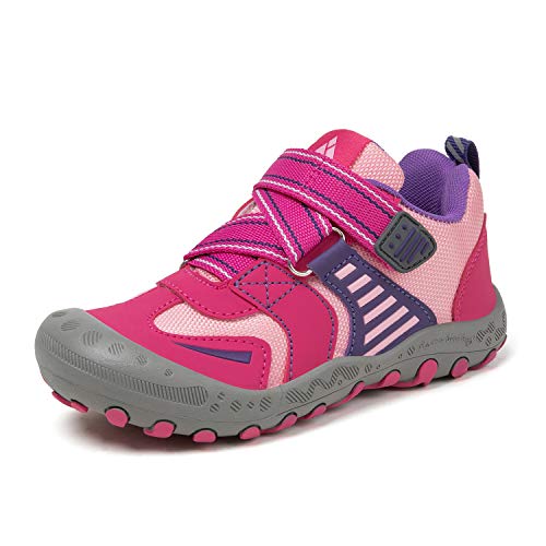 Mishansha Toddler Hiking Shoe Girl Outside Camping Walking Trekking Sneakers Lightweight Anti Collision Anti Skid 1 US Rose Pink