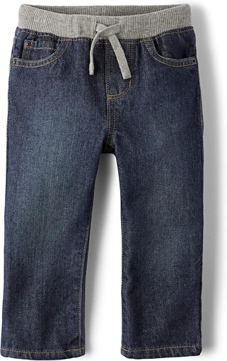 Baby and toddler pull-on straight jeans by The Children's Place
