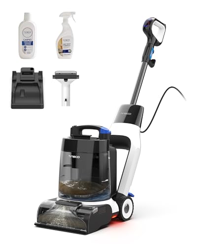 Tineco CARPET ONE Cruiser Smart Carpet Cleaner, Self-Cleaning and FlashDry, Deep Cleaning for Carpet and Upholstery 167℉ PowerDry 130W Powerful suction SmoothPower