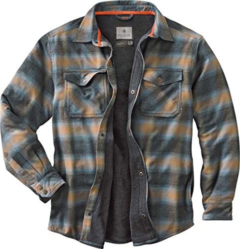 Stay Warm and Stylish with the Archer Thermal Lined Flannel Shirt Jacket By  Legendary Whitetails Available in a Variety of Colors and Sizes