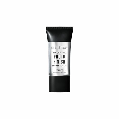 Smashbox The Original Photo Finish Smooth & Blur Oil-Free Makeup Primer - Infused with Vitamin A & E, Reduces The Appearance of Fine Lines and Pores - Travel Size, 0.34 fl oz