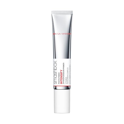 Smashbox Photo Finish Intensify 24 Hour Eye Shadow Primer, Keeps Shadow Fresh & Vibrant - Standard, 0.34 fl oz