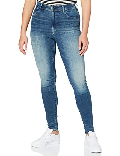 G-Star Raw Women's Kafey Ultra High Rise Skinny Fit Jeans, Pitch Black, 26W x 30L