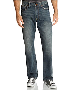 Lucky Brand Men's 181 Relaxed Straight Jeans, Blue Wash