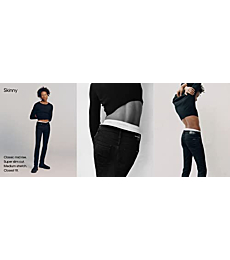 Calvin Klein Men's Skinny Fit Jeans, Boston Blue BLA, 30W x 32L
