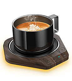 Coffee Mug Warmer, AgoKud Smart Mug Warmer with 3 Temperature Settings and Auto Shut Off, Electric Cup Warmer Tea Warmer Beverage Warmer Candle Warmer, for Office Home Desk, Milk, Coffee Warmer