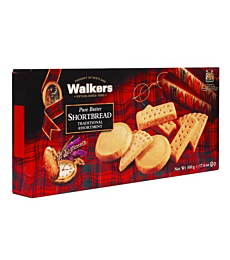 Walkers Shortbread Pure Butter Traditional Assortment, Traditional Butter Shortbread Cookies, 17.6 Ounce, Assorted