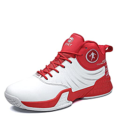 asdfgh Men's Shoes Basketball Shoes Sneakers Running Shoes Outdoor Shoes (8,White-)