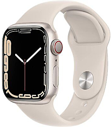 Apple Watch Series 7 GPS + LTE 41MM Starlight Aluminum Case Starlight Sport Band