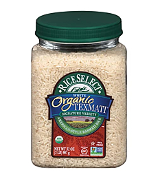 RiceSelect Organic Texmati White Rice, 32 Ounce (1 Count)