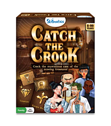 Skillmatics Board Game : Catch The Crook | Gifts for 8 Year Olds and Up | Strategy & Mystery Game | Games for Kids, Teens, Adults & Families