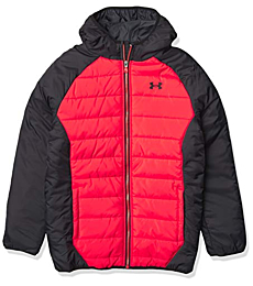 Under Armour boys Pronto Puffer Jacket, Versa Red F201, X-Large US