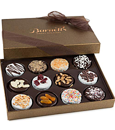 Christmas Chocolate Gift Baskets, 12 Cookie Chocolates Box