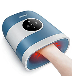 CINCOM Upgraded Hand Massager, Rechargeable Hand Massager with Heat and Compression for Arthritis and Carpal Tunnel with Touch Screen, Birthday Gifts for Women Men Elderly