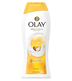 Olay Body Wash Ultra Moisture Shea Butter 22 Ounce (650ml) (2 Pack)