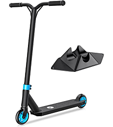 Kulobby Scooter for Kids 8 Years and Up with DIY Matte Paper-Kick Scooter for Adults, EVA Foam Cotton Handles ,Easy Carrying,Widened and Comfortable Handlebars