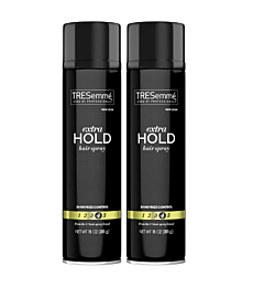 TRESemmé Tres Two Spray Extra Hold Hairspray, Extra-Firm Control, Strong Hold with Touchable Feel, Humidity Resistant, All Day Frizz Control, Pack of 2 - 11 oz each