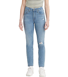 Levi's Women's 724 High Rise Straight Jeans, Slate Reveal (Waterless), 28 Regular