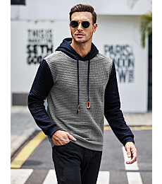 Mens Fashion Hoodies Sweatshirt Casual Long Sleeve Hooded Sweaters Pullover Winter Clothes for Men By COOFANDY 