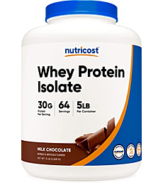 Nutricost Whey Protein Isolate Powder (Milk Chocolate) 5LBS