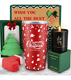 Christmas Gifts for Women – Unique Christmas Stocking Stuffers for Women, Her, Mom, Wife, Girlfriend, Sister, Coworkers, Boss, Teacher, Nurse, Xmas Tumbler Gifts Basket for Women Who Have Everything