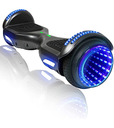 FLYING-ANT Hoverboard, 6.5 Inch Hoverboards for Kids Ages 6-12 Electric Scooter Board with Bluetooth Speaker Flash Wheels and Beautiful LED Lights