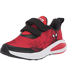 adidas Fortarun Running Shoe, Vivid Red/Core Black/White (Spider-Man), 3 US Unisex Little Kid