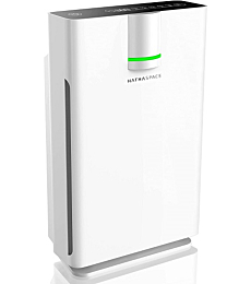 HATHASPACE Smart Air Purifier 2.0 for Home Large Room with True HEPA Air Filter for Allergens, Pets, Smoke, Quiet Air Cleaner, Removes 99.9% of Dust, Mold, Pet Dander, Odors, Pollen - HSP002 - 1500 Sq. Ft. Coverage - H13 True HEPA